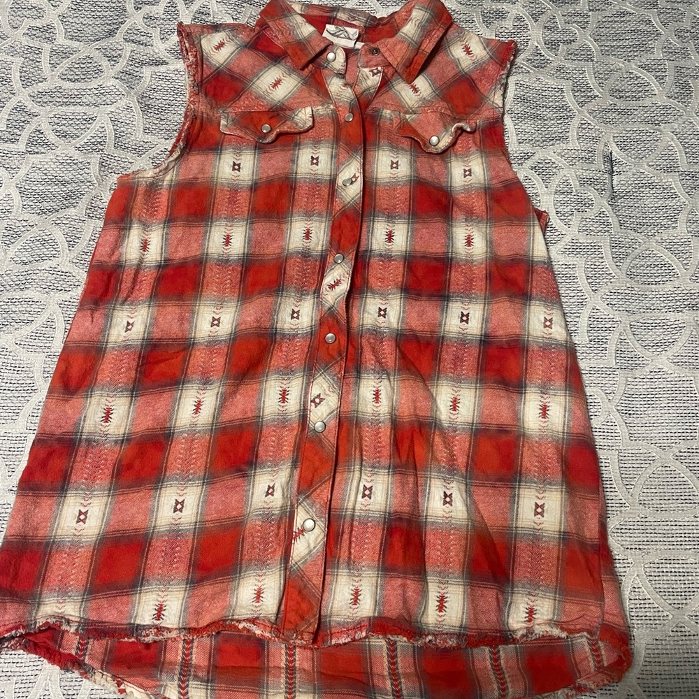 WOMENS FLANNEL TANK